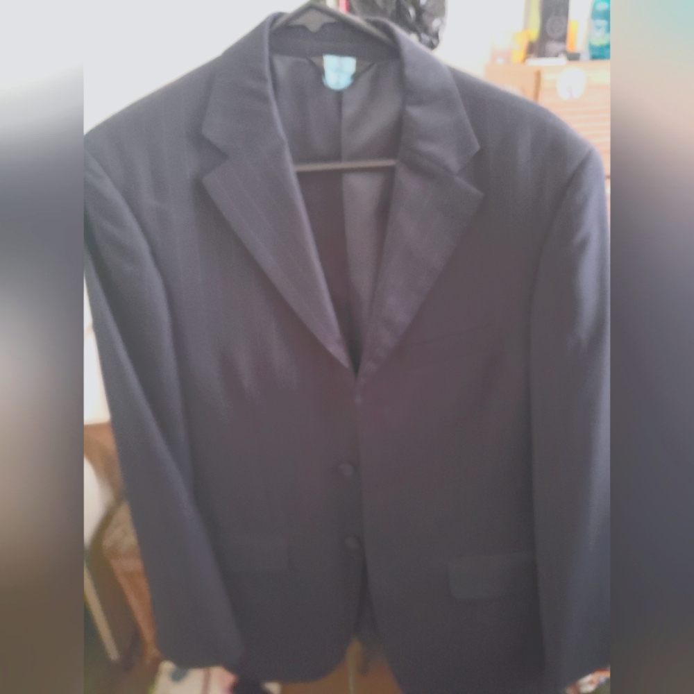 Mens pinstripe blazer